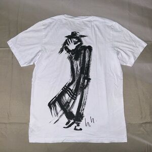 90s Y-3 Adidas Miami Artwork Grunge T-shirt Small Rare